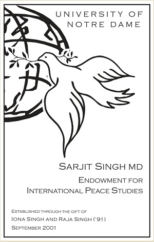 Sarjit Singh MD Endowment for International  Peace Studies