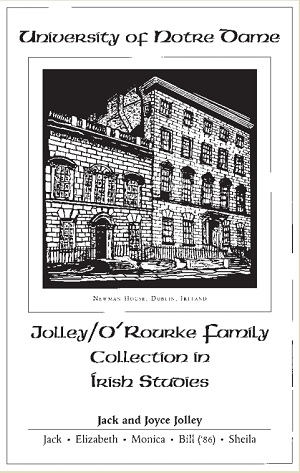 Jolley/O’Rourke Family Collection in Irish Studies