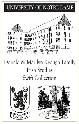 Donald & Marilyn Keough Family Irish Studies Swift Collection