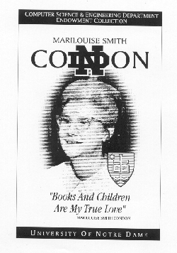Marilouise Smith Condon Computer Science and Engineering Department Endowment Collection