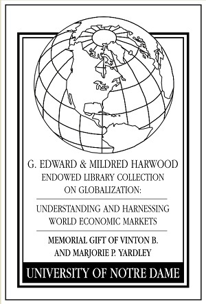 G. Edward & Mildred Harwood Endowed Library Collection on Globalization