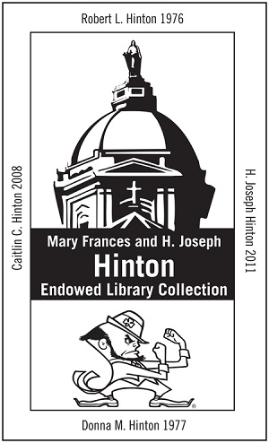 Mary Frances and H. Joseph Hinton Endowed Library Collection