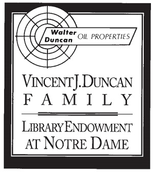 Vincent J. Duncan Family Library Endowment