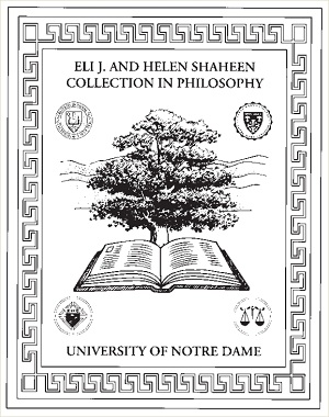Eli J. and Helen Shaheen Collection in Philosophy